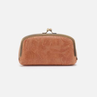 Save Face Frame Pouch Saddle Tooled Embossed