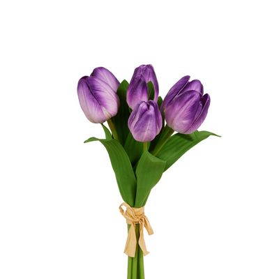 12&quot; Purple Tulip Bundle