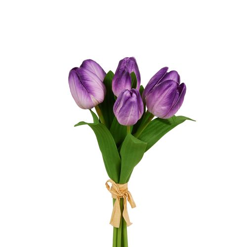 12&quot; Purple Tulip Bundle