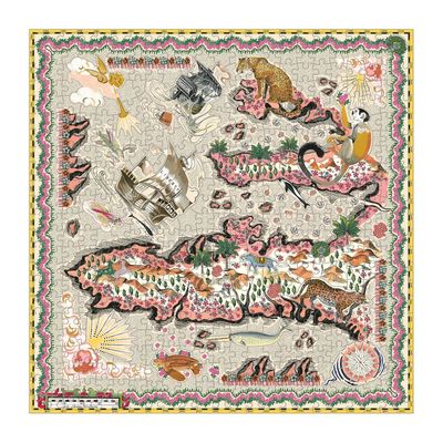 Liberty Maxine 500 Piece 2-Sided Puzzle w/Shaped Pieces