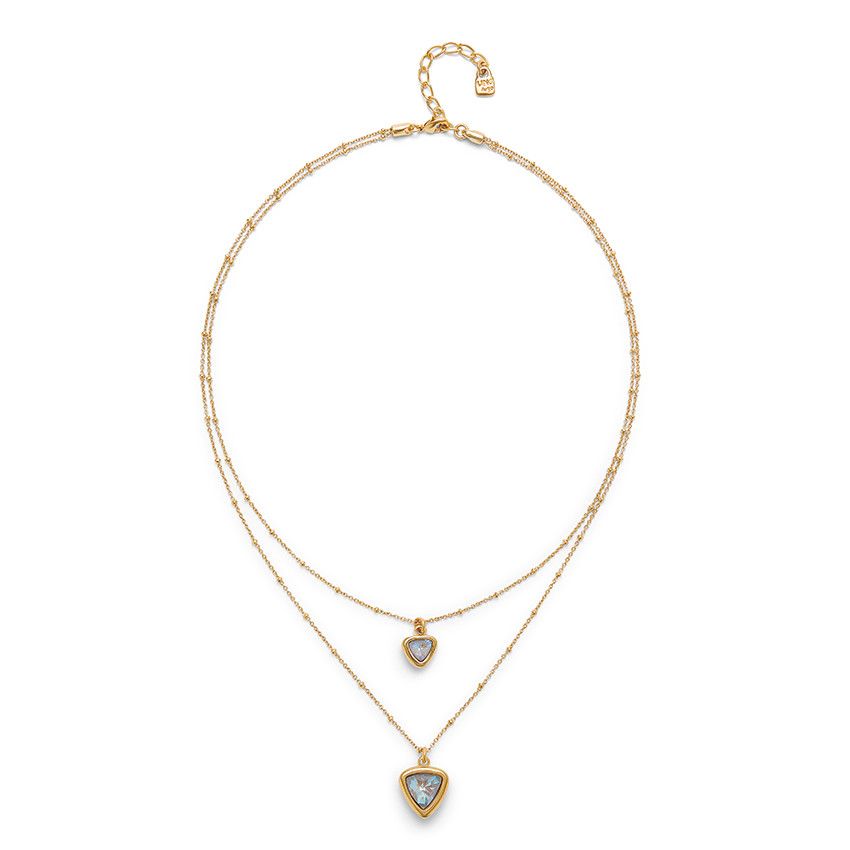 Ser Camaleonica Double Strand Necklace Gold