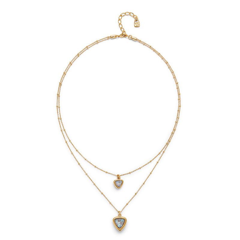 Ser Camaleonica Double Strand Necklace Gold