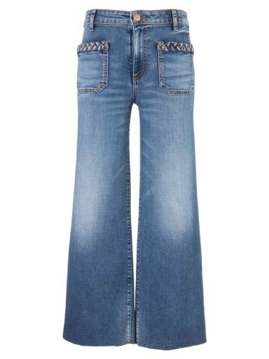 Meg High Rise Wide Leg w/Braid on Top, Color: Fame, Size: 0