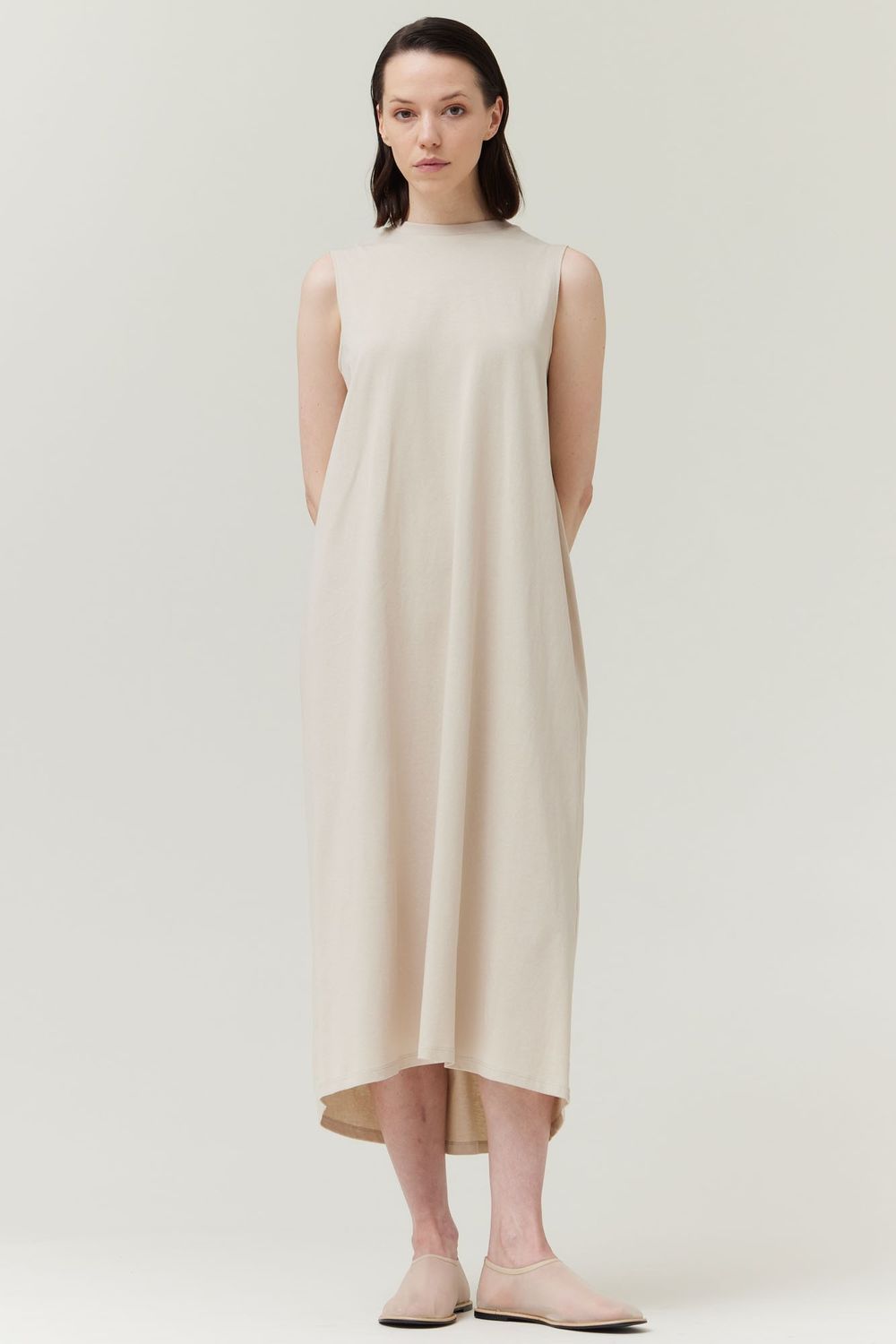 Back Folded Jersey Dress