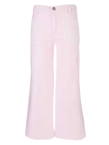 Meg High Rise Wide Leg Jean, Color: French Pink, Size: 0