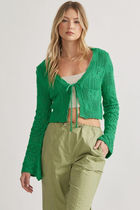 Tie Front Cardigan