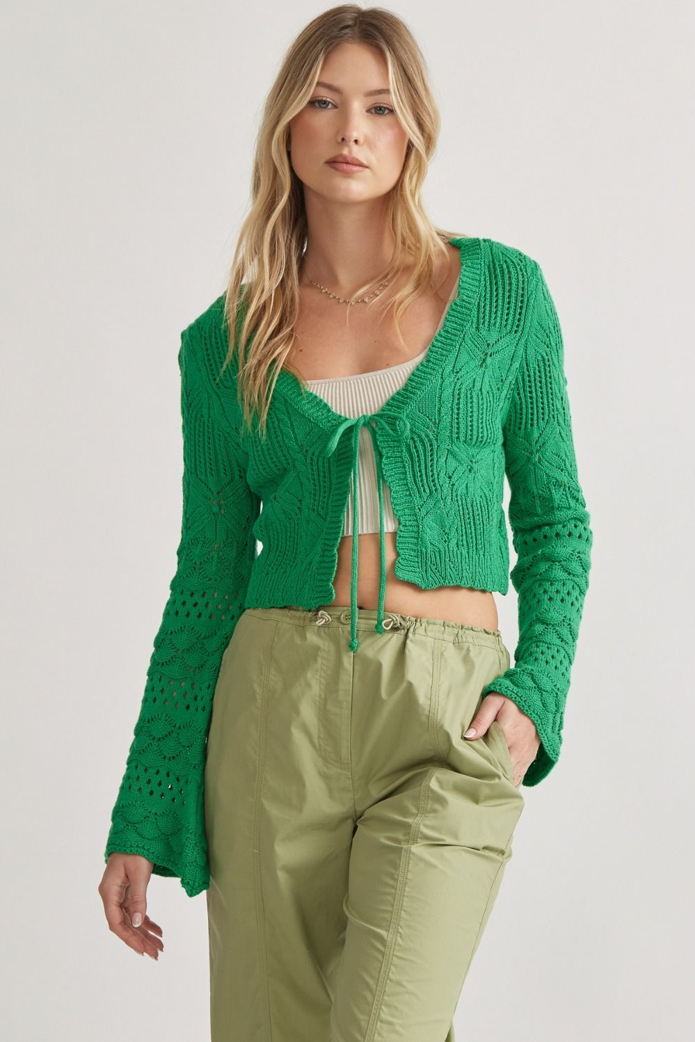 Tie Front Cardigan