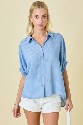 Textured Stripe Top