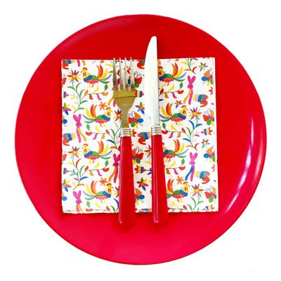 Mexican Otomi Print Luncheon Napkins