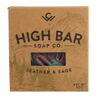 High Bar Soap-Leather &amp; Sage