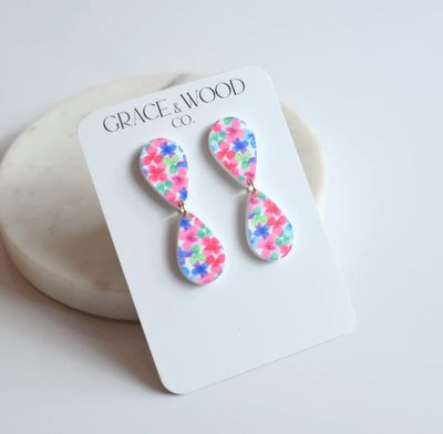 Springtime Mirrored Teardrop