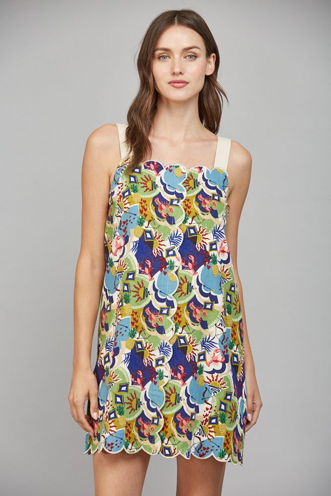 Scallop Edge Dress