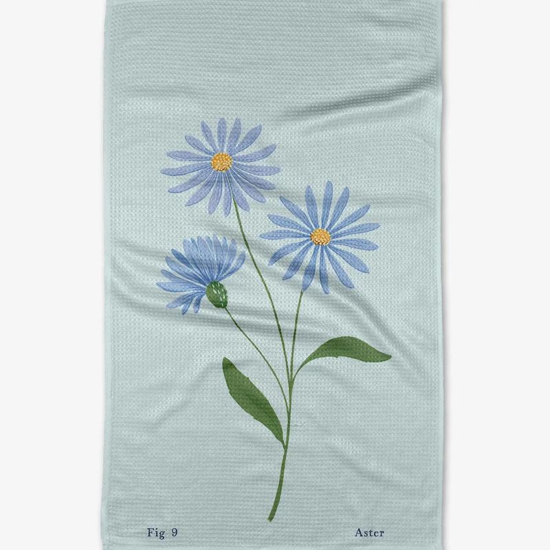 September Aster Tea Towel