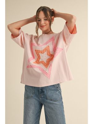 Star Patch Top