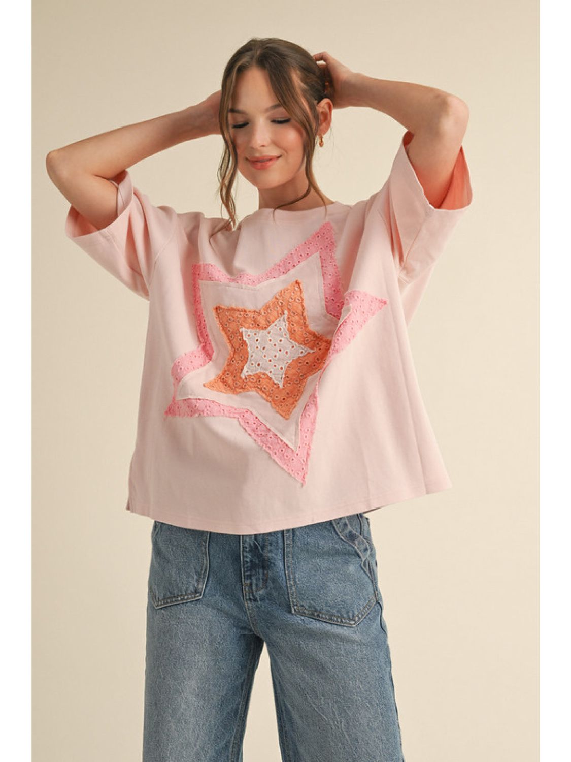 Star Patch Top
