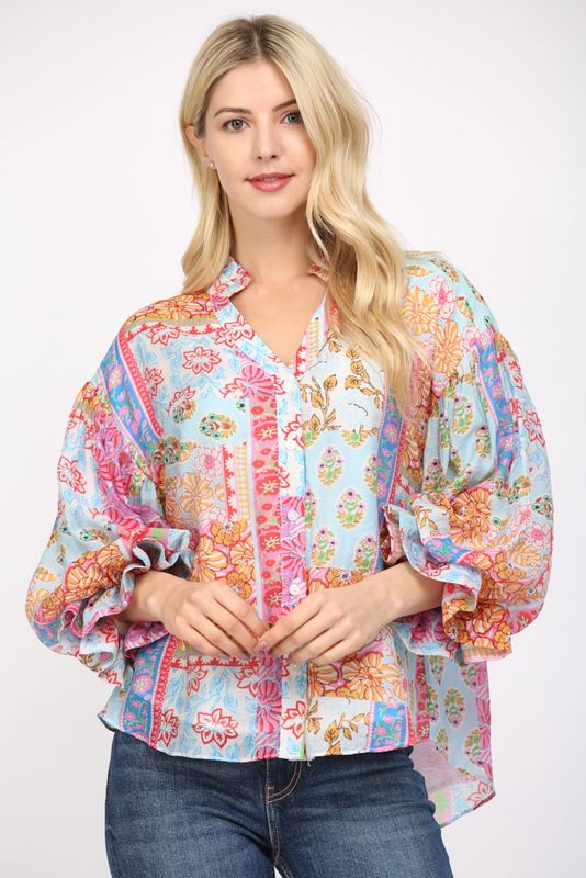 Patchwork Blouse