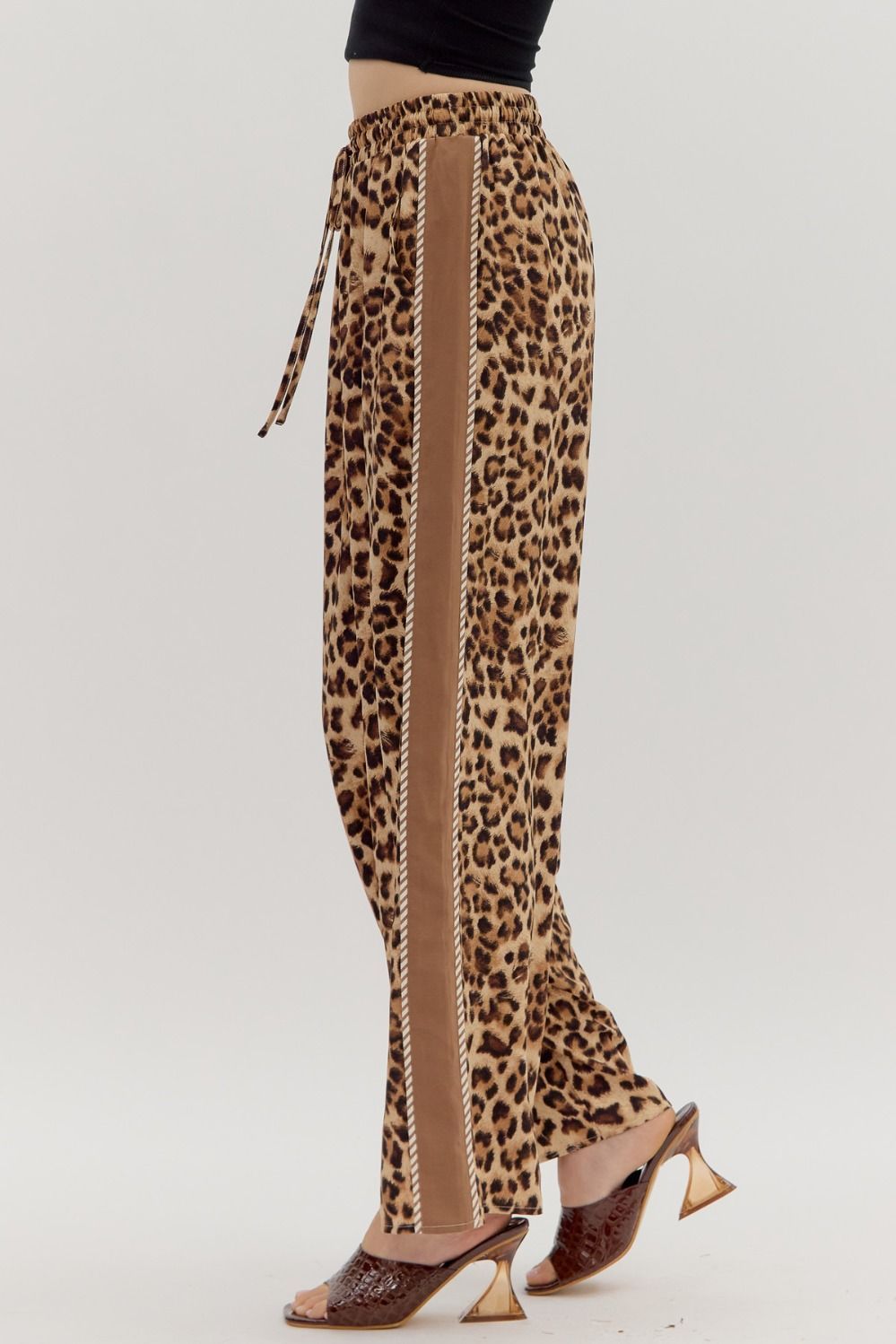 Leopard Wide Leg Pant