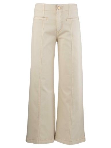 Meg HR Wide Leg w/Welt Pockets, Size: 0, Color: Canvas