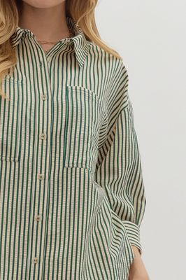 Textured Striped Top