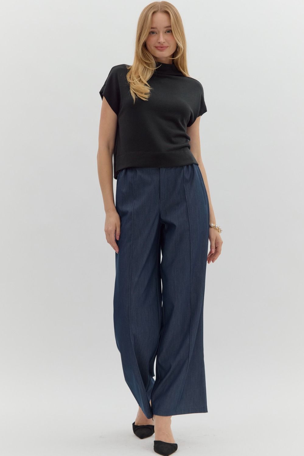 Mock Neck Pullover
