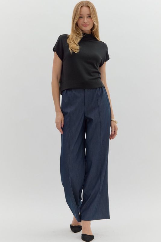 Mock Neck Pullover