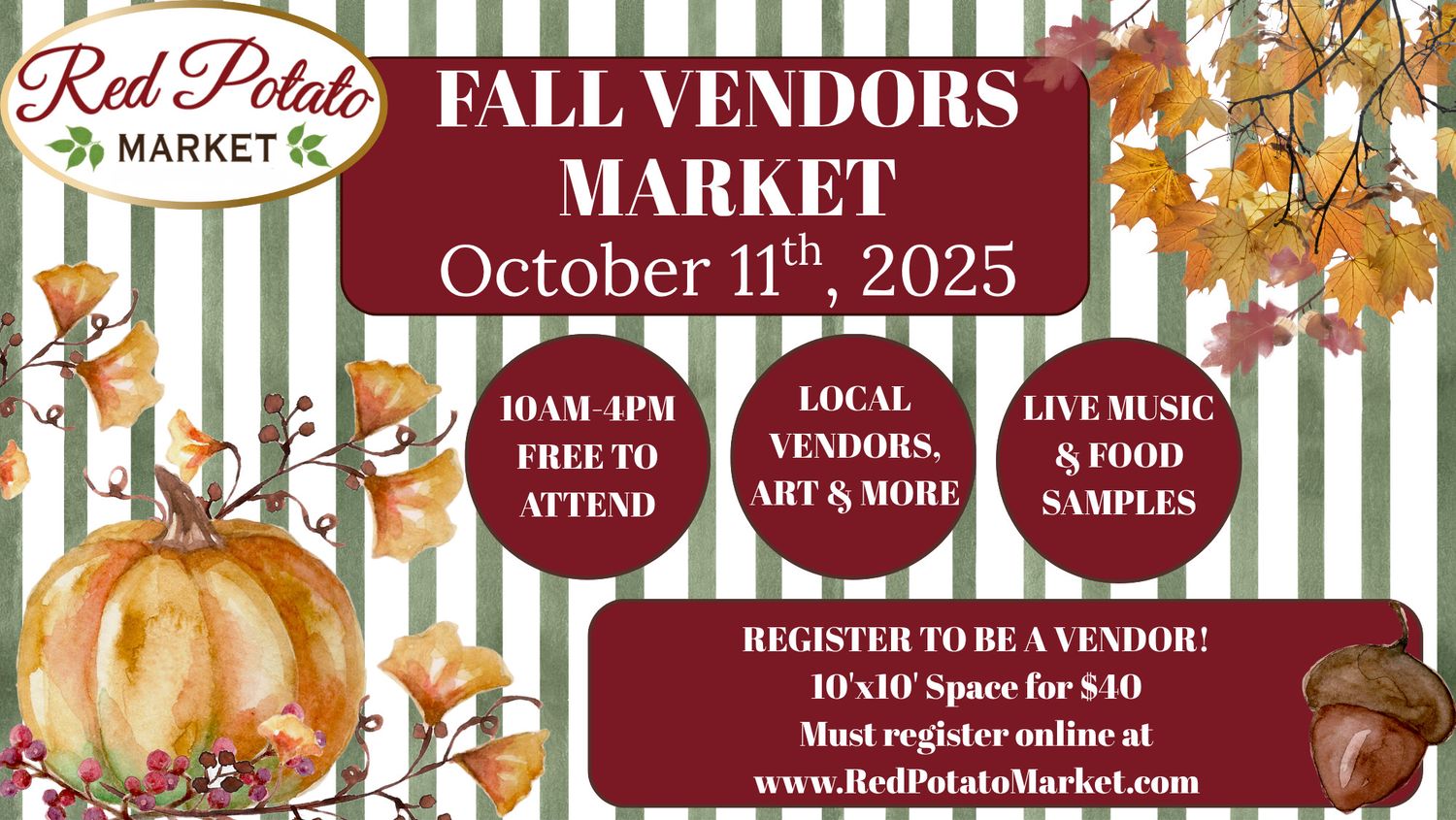 2025 Fall Vendors Market