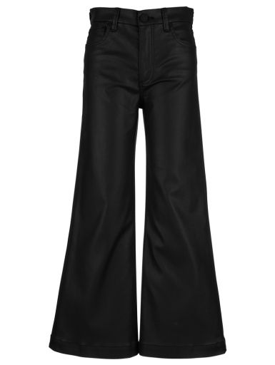 Meg Coated HR Wide Leg Jean, Size: 0, Color: Black