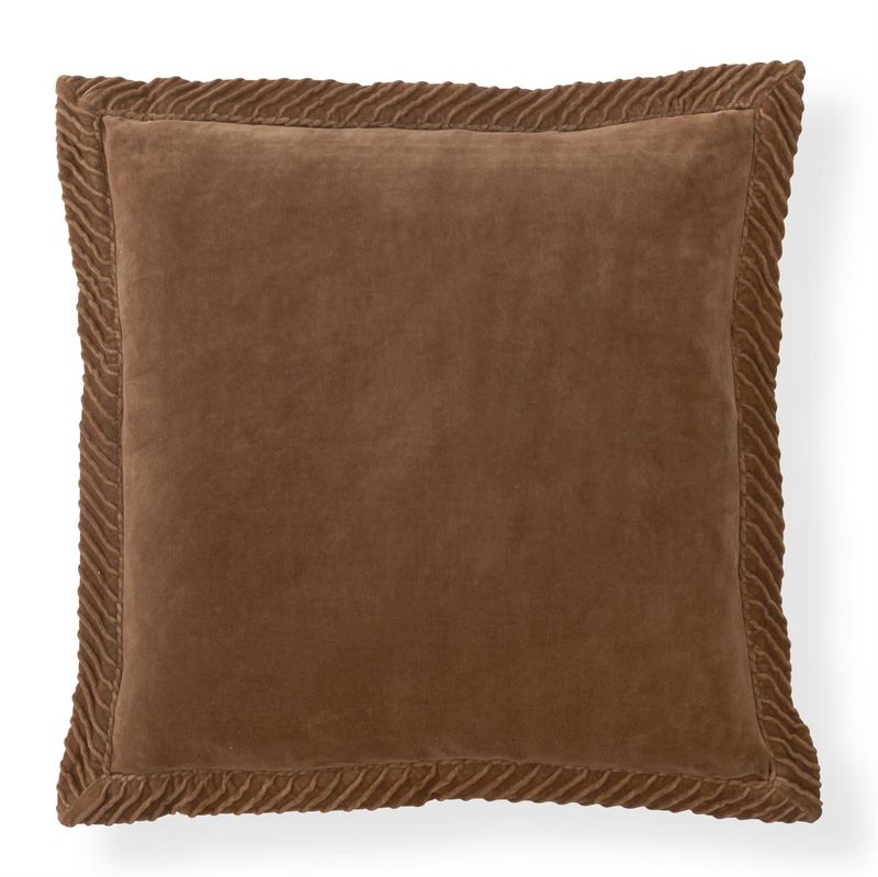 20&quot; Velvet Brown Pillow