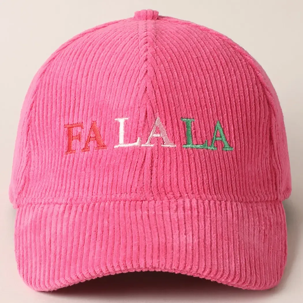 FALALA Fuchsia Embroidery Baseball Cap