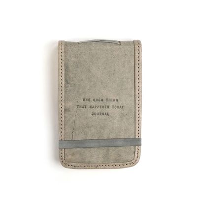 Mini One Good Thing Leather Journal Sage