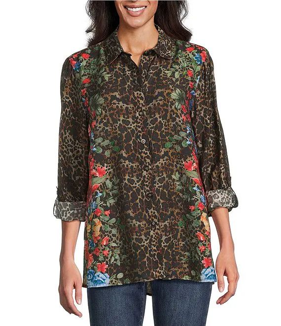 Animal &amp; Floral Multi Print Blouse