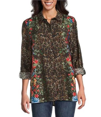 Animal &amp; Floral Multi Print Blouse