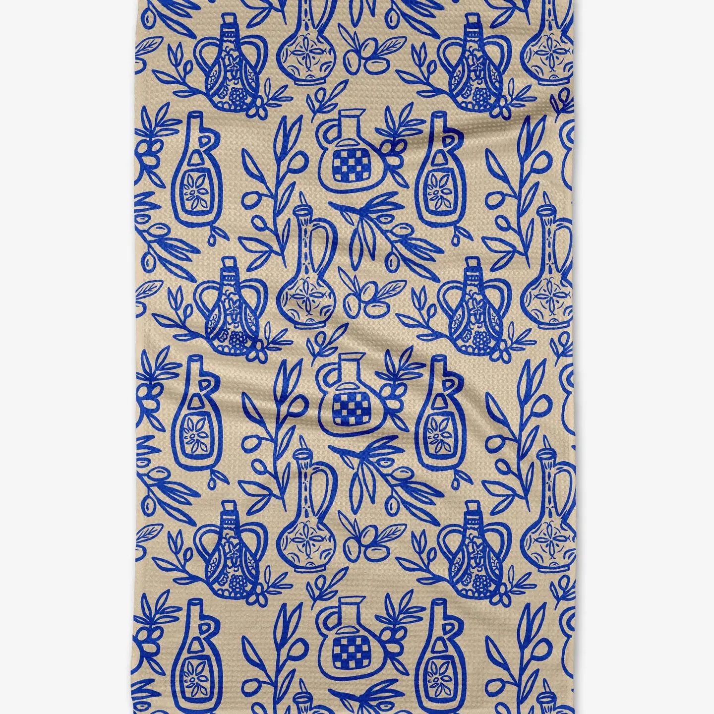 Mediterranean Pour Tea Towel