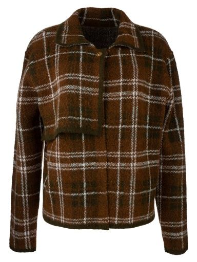 Gemma Sweater Jacket, Color: Brown, Size: Large