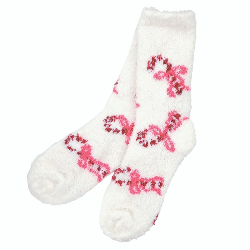 Candy Canes Cozy Sock Ornament