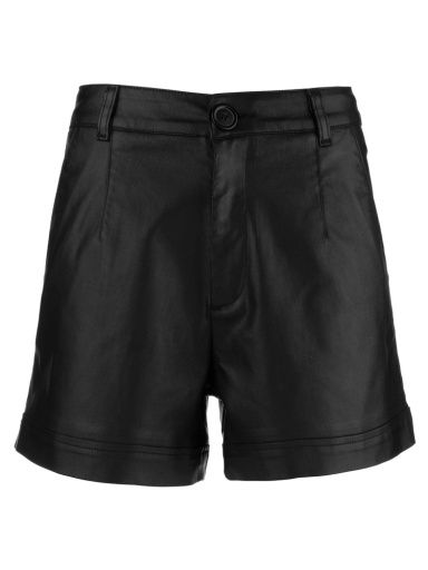 Miranda Coated Short, Color: Black, Size: 0