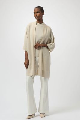 Sweater Knit Cover-Up w/Detail