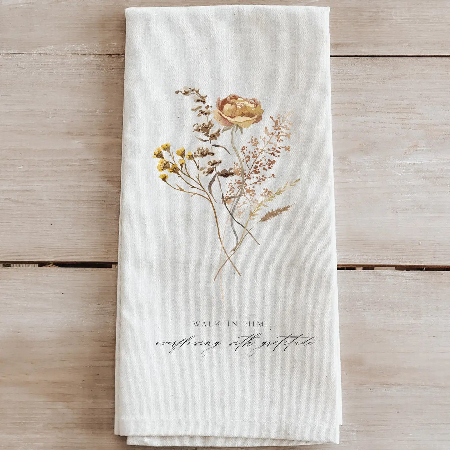 Overflowing w/Gratitude Kitchen Towel