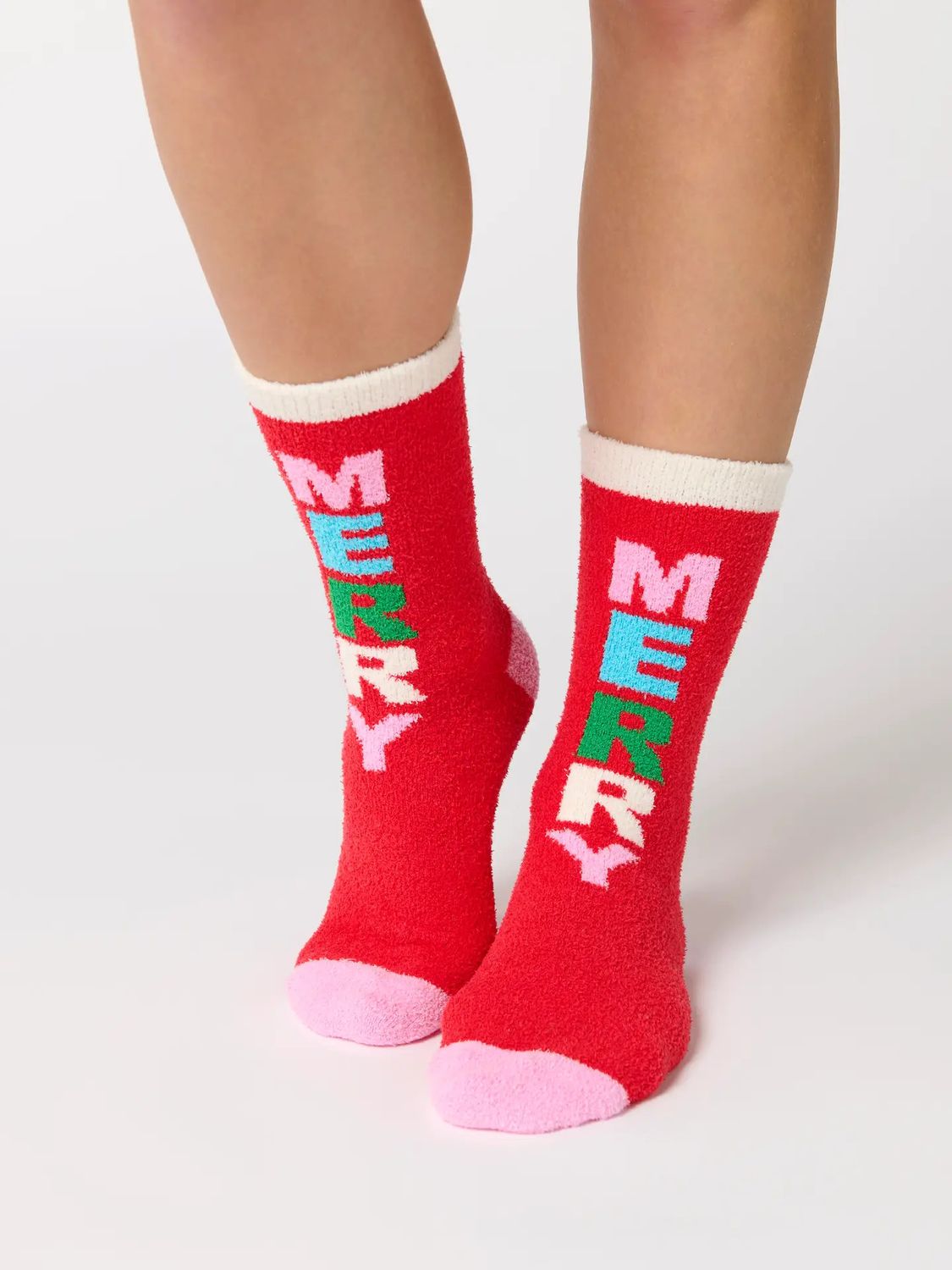 Merry Socks-Red