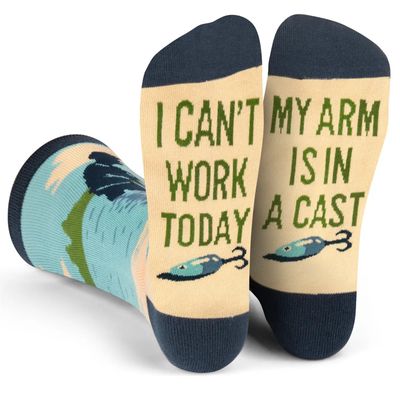 I Can&#39;t Work Today, My Arm Is in A Cast Fishing Socks
