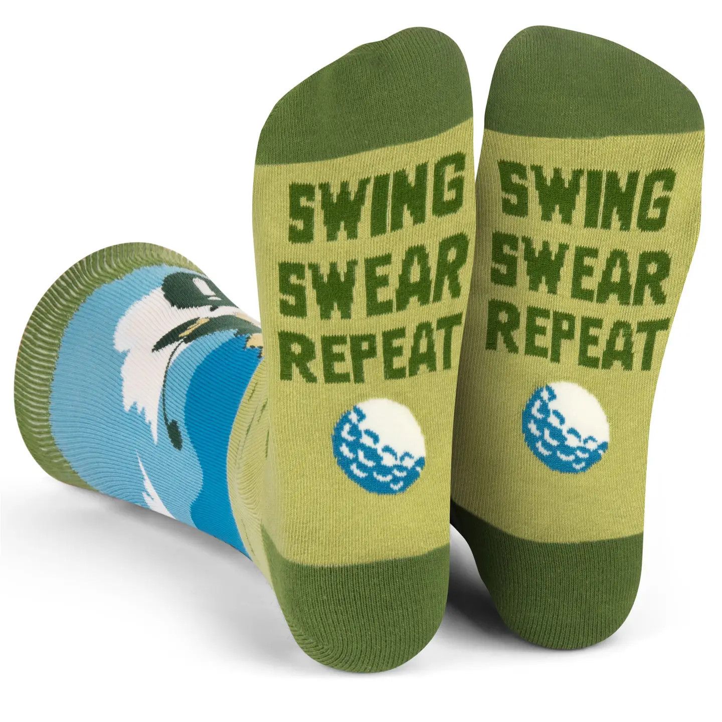 Swing Swear Repeat Golf Socks