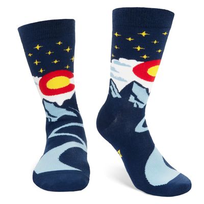 The Mountains Are Calling (Colorado) Socks