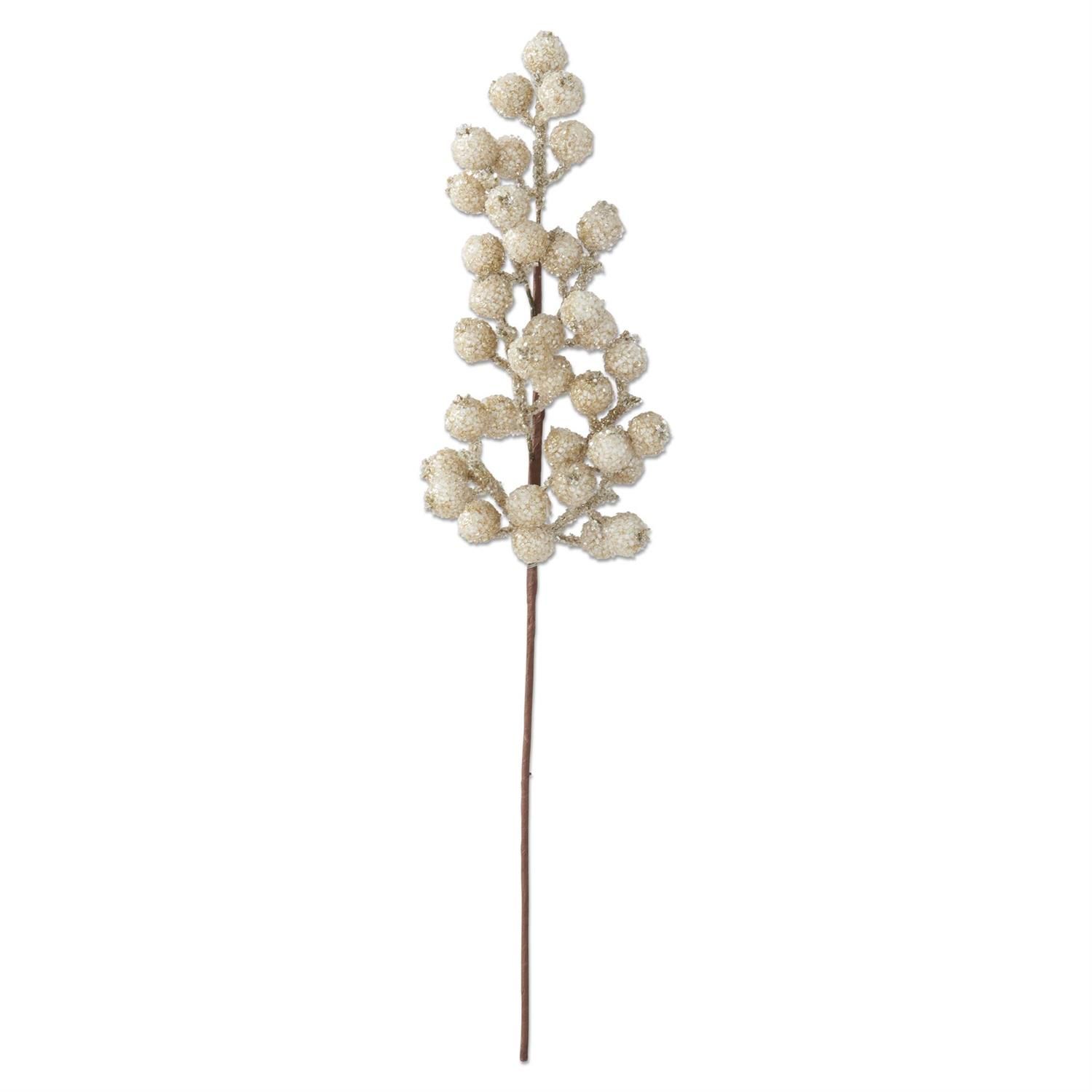 28&quot; Champagne Glitter Berry Stem