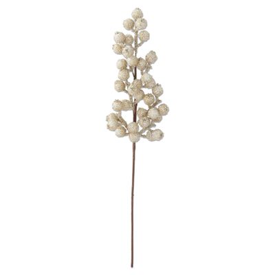 28&quot; Champagne Glitter Berry Stem