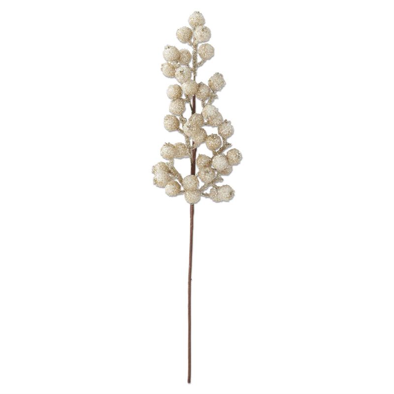 28&quot; Champagne Glitter Berry Stem
