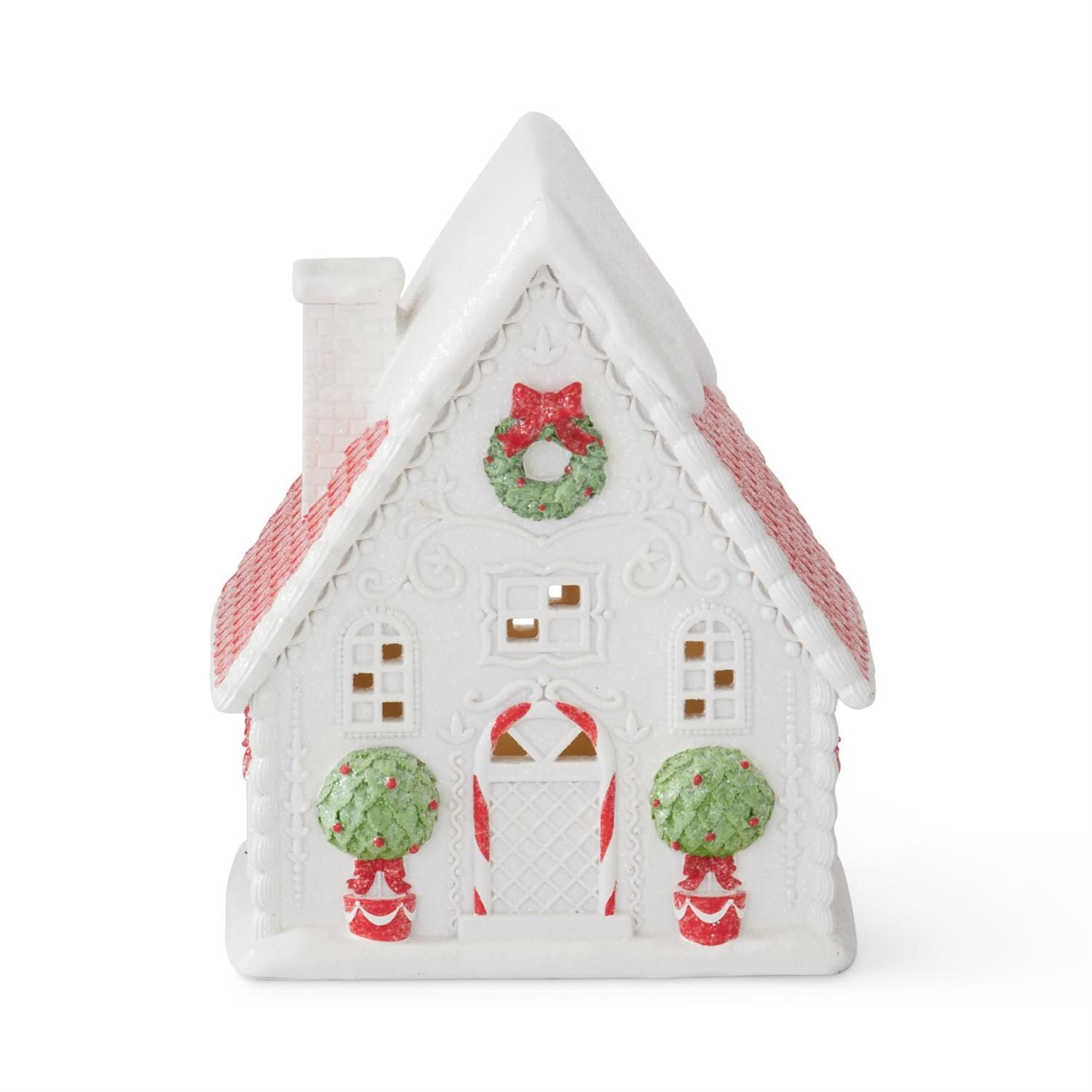 9.25&quot; Glitter LED Christmas House