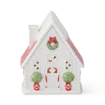 9.25&quot; Glitter LED Christmas House