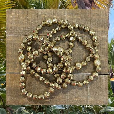 Gold Hematite Bracelet