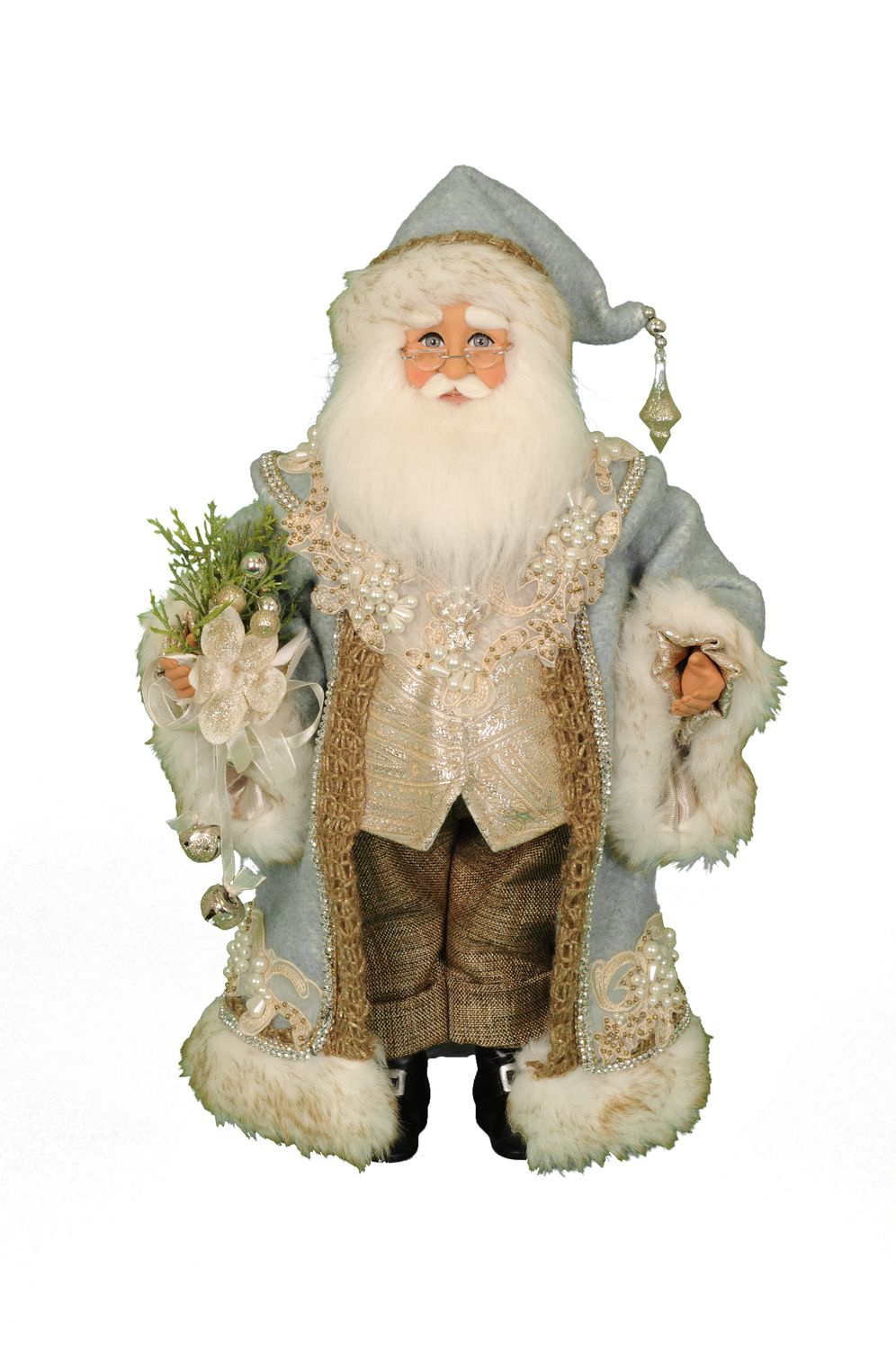 Tiffany Blue Santa