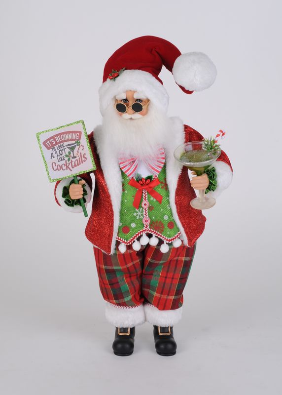 Christmas Cocktails Santa